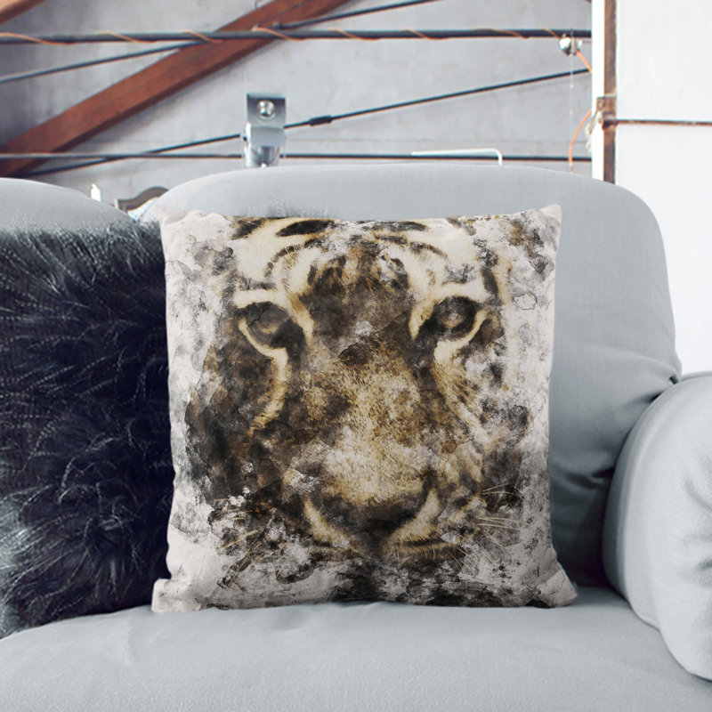 Tiger Vol.5 Scatter Cushion, 40cm H x 40cm W x 15cm D