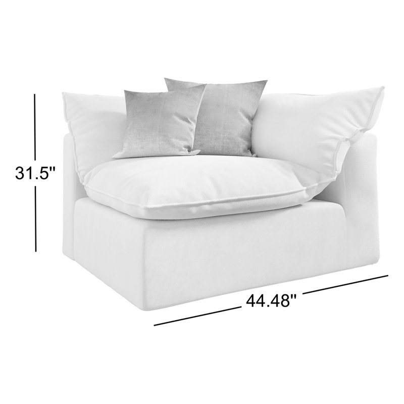 Chaise et demi rembourrée Neher