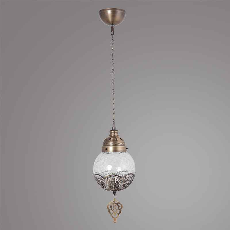 Luminaire suspendu sphère 1 lumière Glencoe