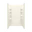 Ensemble de douche rectangulaire sans cadre de 48 po x H 75,75 po avec porte-serviettes et base inclus-35583375-35583373