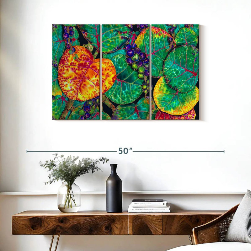 Harnek Seagrape, 24" H x 38" W