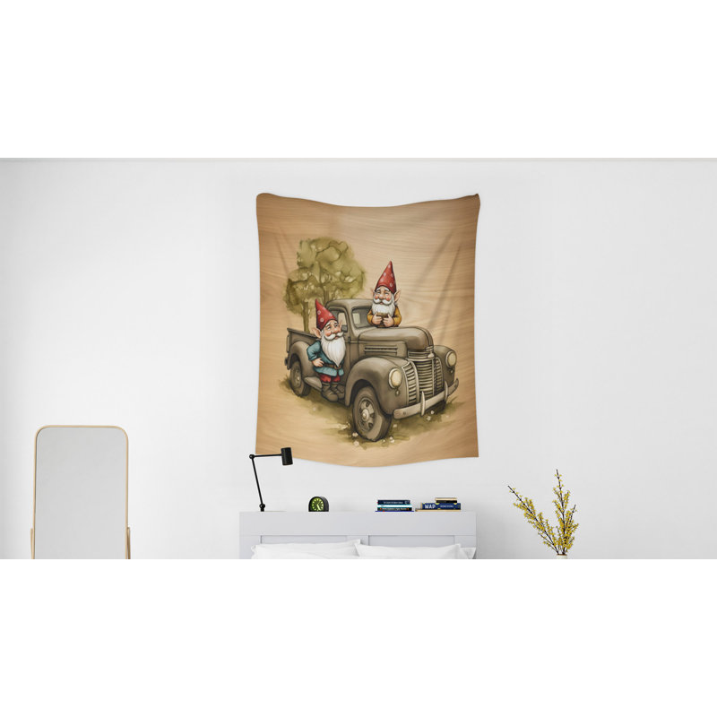 Tapisserie murale, H 60 po x l 51 po 