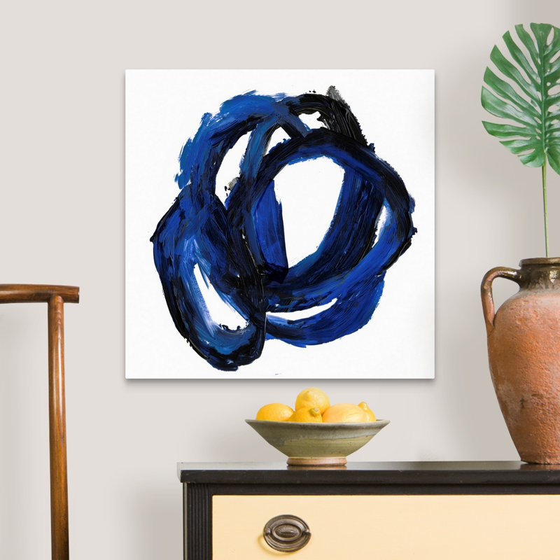 « Eternal indigo II » par PI studio-impression sur toile, Toile tendue, H 24 po x l 24 po x P 1,25 po