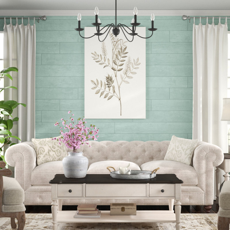«Neutral Botanical Study III», peinture sur toile, H 48 po x l 32 po