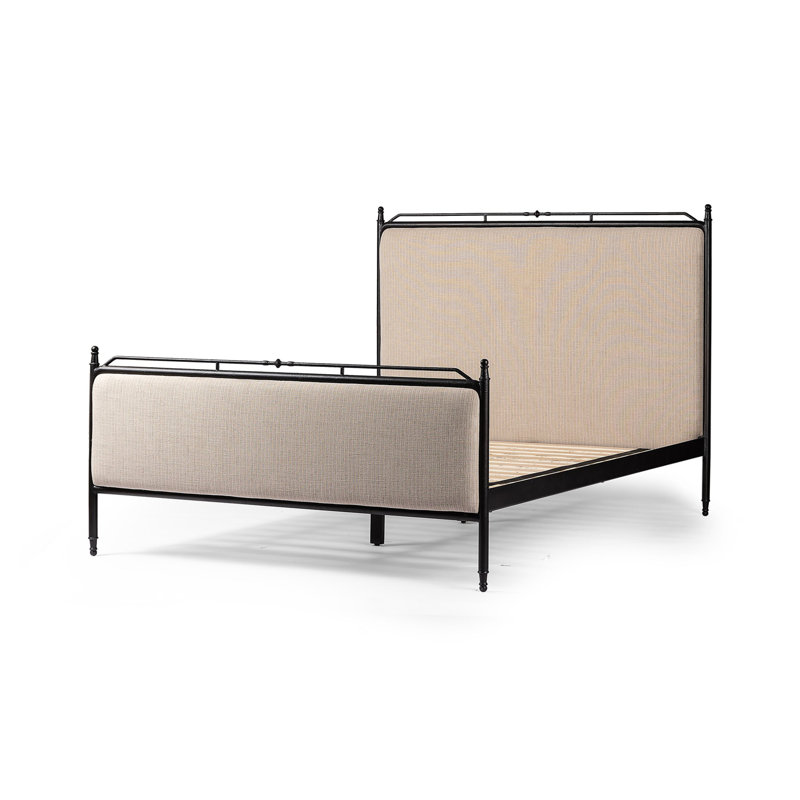 Leyla Bed, King, Laine Natural