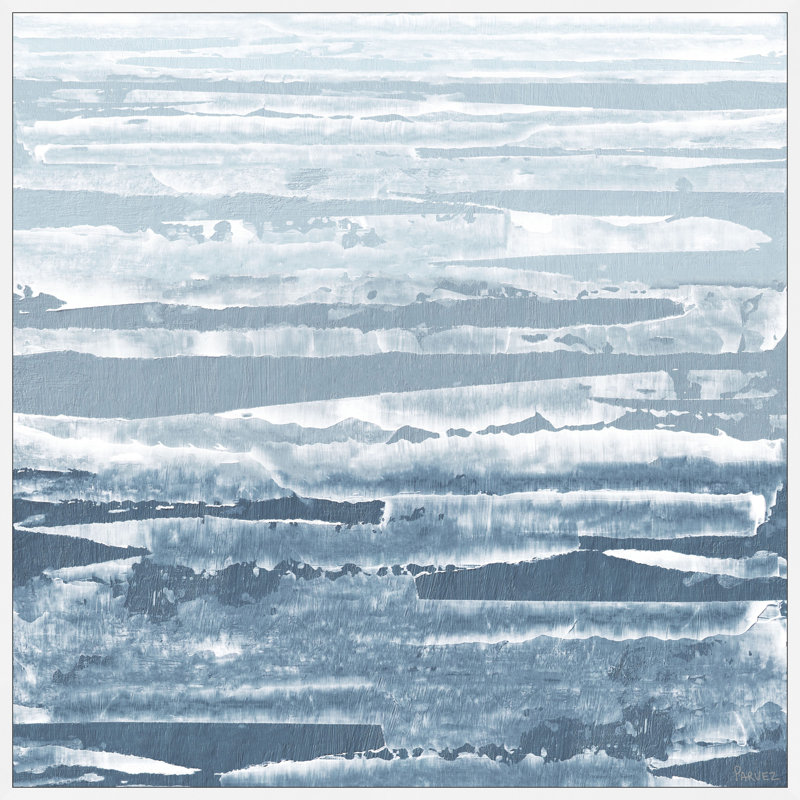 Sea Of Ice by Parvez Taj - Painting on Canvas, 45cm H x 45cm W x 3.81cm D