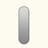 Capsule-Shaped Dimmable LED Full Length Wall Mirror with Frame
