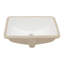 Ceramic Undermount Bathroom Sink With Overflow - 19.7"X14", Low Water Absorption, Elegant For Multiple Spaces Modern Acid , Various