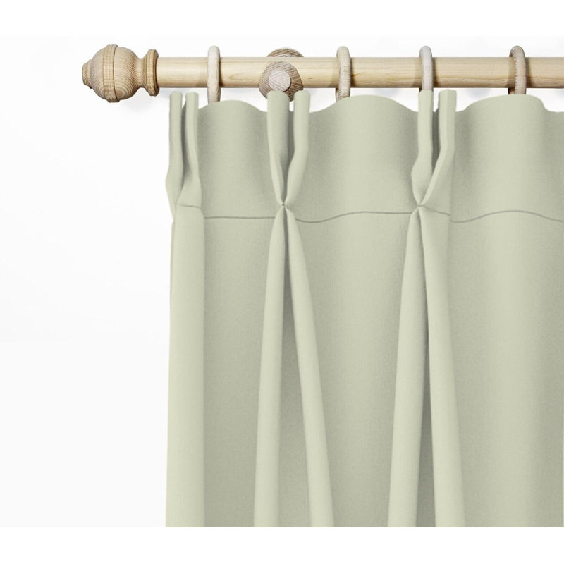 Desirai 33 mm Fixed Length Premium Quality Wooden Curtain Poles With Rubber Wooden Finials, Ash, 120cm H x 3.3cm W x 3.3cm D
