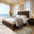 Solid Wood Bed Frame,King