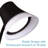 OttLite Shine LED Desk Lamp with Qi Wireless Charging and 2.1A USB Charging Port, Black