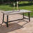 Outdoor Dining Table with Rustic Metal-932496986