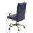 Gray Leather Office Chair