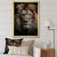 «Mohni Animal Angry Lion», reproduction sur toile-869847688-869847699