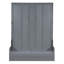 Grand lit escamotable mural avec coussin, grand