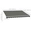 Auvent de terrasse rétractable motorisé en polyester l 153,5 po x P 59 po Outsunny