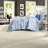 Charming Floral Striped Bedding Sets, Hypoallergenic Polyester Microfiber, Full/queen Size