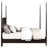 Niguel Brown Poster Bed