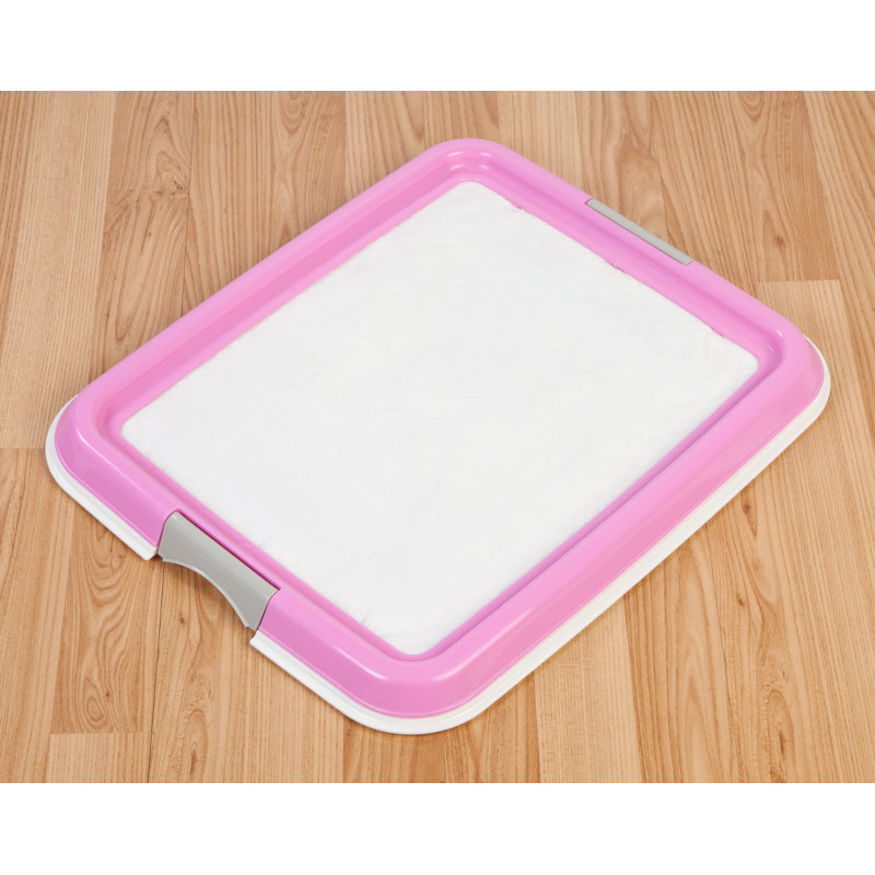 IRIS Polypropylene Plastic Pet Bed, Pink