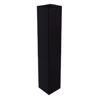 Tall Rectangular Wooden Modern Floor Vase, Black 30 Inch -  UNIQUEWISE, QI004183.L