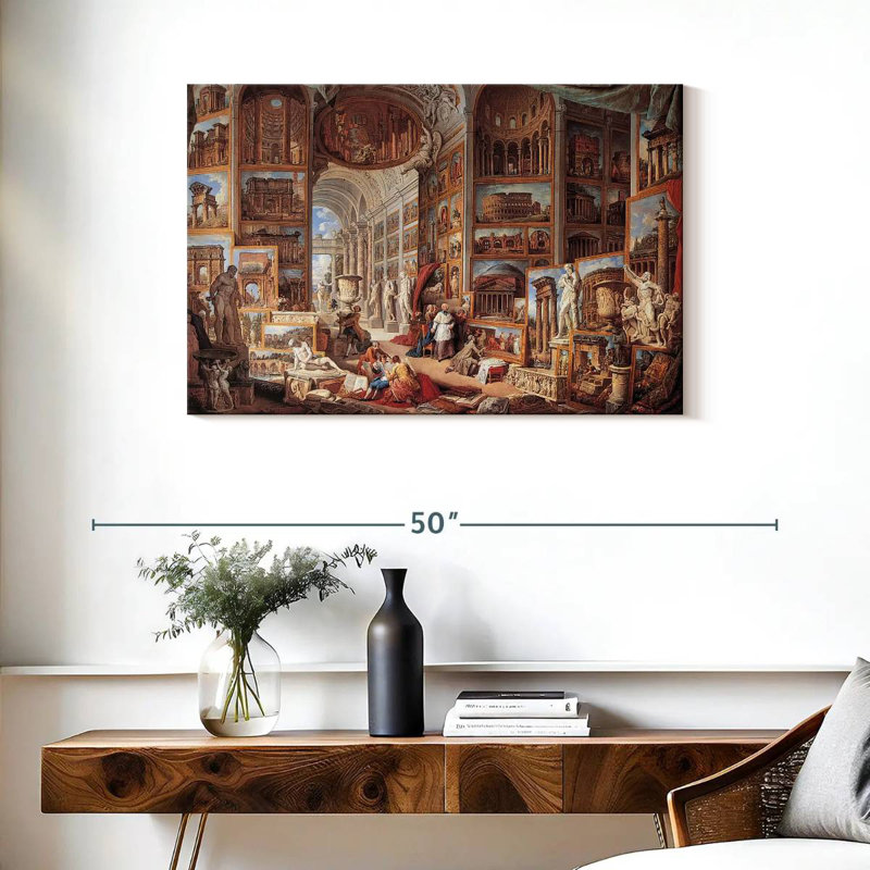 Lilie Gallery Of Views Of Ancient Rome, 24" H x 36" W