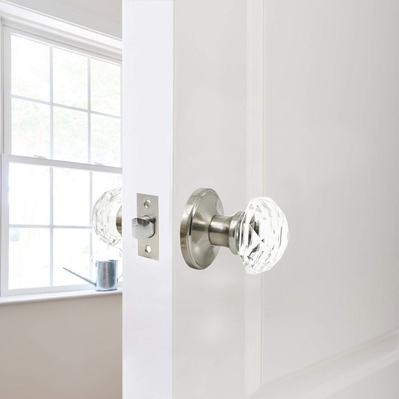 Passage (Hall & Closet) Door Knob, Satin Nickel