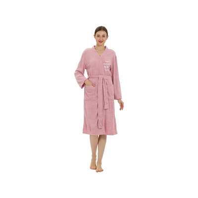 Timmy Terry Cloth Adult Mid-Calf Bathrobe with Pockets