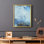 «Coastal Seas III», reproduction encadrée - bois massif