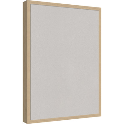 Grey Cork Board Emery Natural Framed Bulletin Board