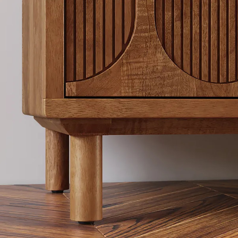 Buffet en bois massif avec meuble télé et latte