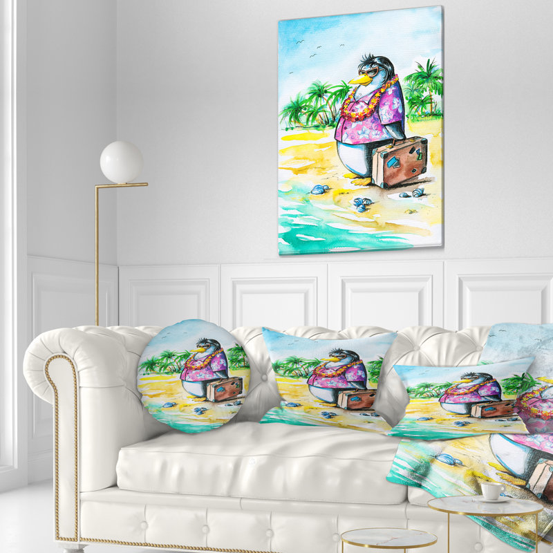 Not Solid Colour Throw Pillow