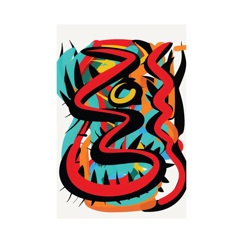 Primitive Energy Of Art by Emmanuel Signorino - Wrapped Canvas Print, 20.32 cm H x 30.48 cm W