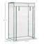 Serre de jardin de 40 po x L 20 po x l 59 po Outsunny avec cadre en acier durable
