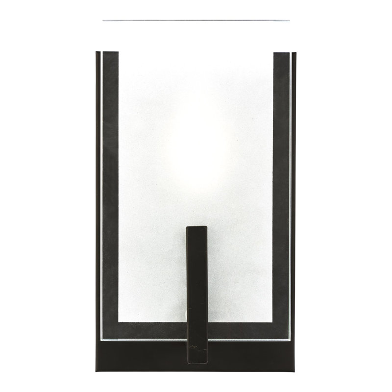 Syll 1 - Light Bath Sconce, Midnight Black, No