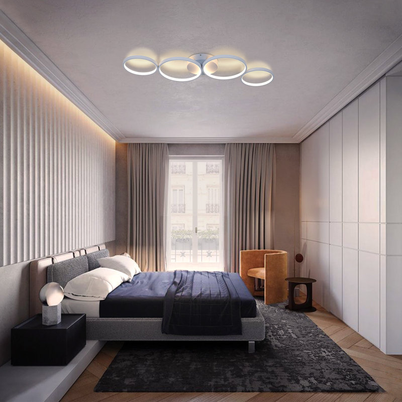 Belliere LED Flush Mount, White