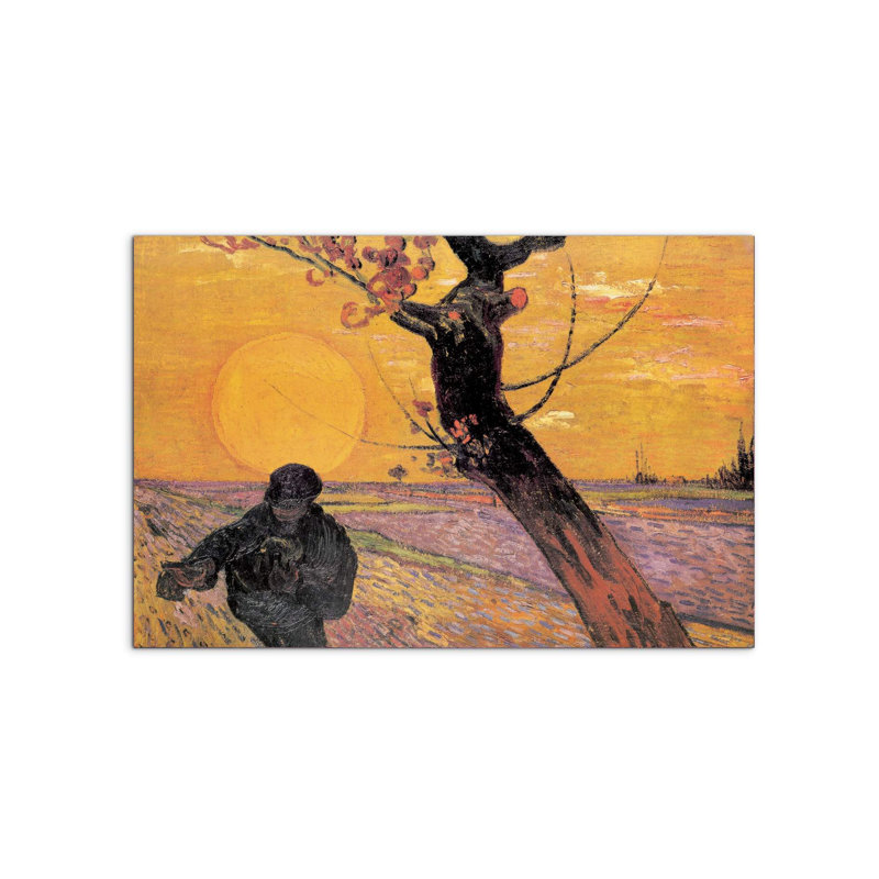 The sower by Art Studio 53×80 cm MetalArt Materic Aluminum Satin Effect, Frameless Panel, Lightweight Ready to Hang