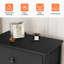 Commode 8 tiroirs, noir-1877678193