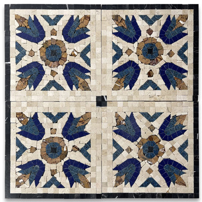 7" x 7" Marble Mosaic Sheet Wall Floor Use Tile