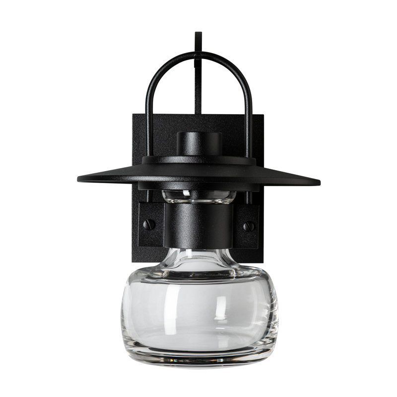 Mason Outdoor Wall Lantern, Coastal Black, 11.5" H x 8.2" W x 9" D