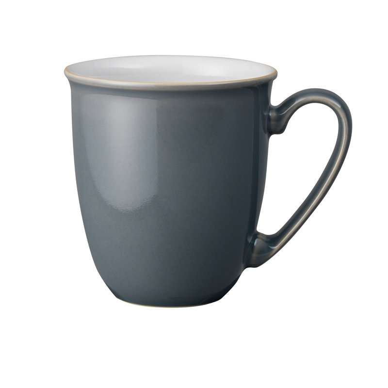 Elements Handmade Stoneware Coffee Mug, Fossil Gray