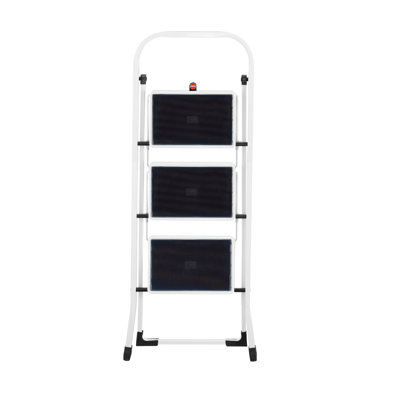 Hailo 3-Step Steel Stool with 330 lb. Load Capacity