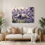 Chats Chartreux, art mural mauve en métal-1156703654