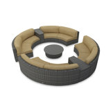 District Outdoor 7 - Piece Conversation Set