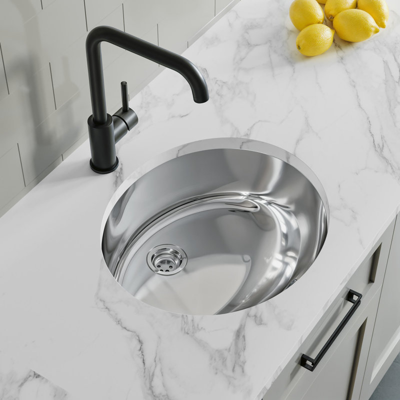 19" Oval Undermount Sink