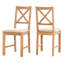 2 - Person Solid Oak Dining Set-91486989