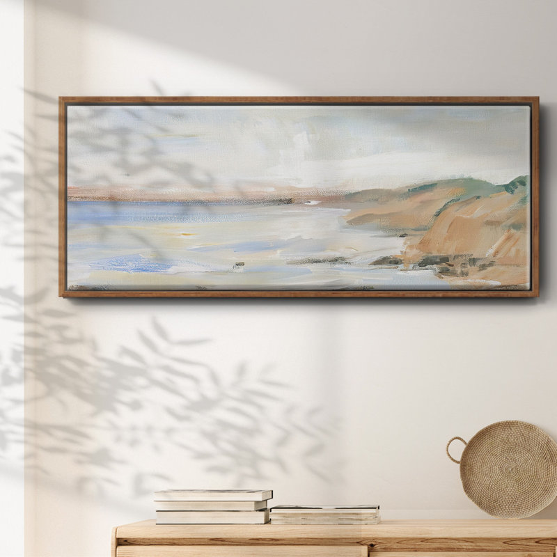Shoreline Study II- Framed Canvas
