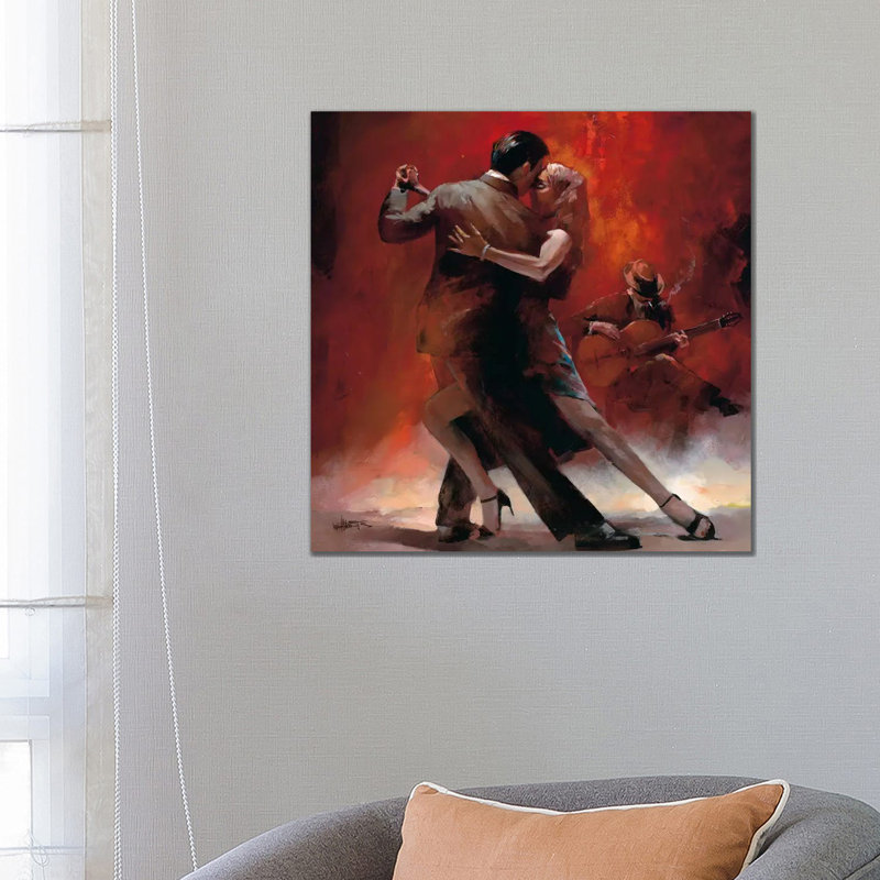 Tango Argentino II by Willem Haenraets - Wrapped Canvas Painting, 66.04 cm H x 66.04 cm W x 3.175 cm D