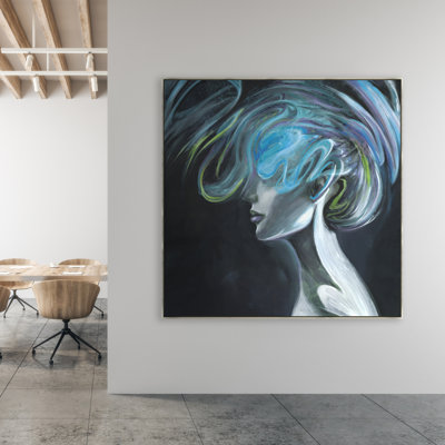 Daniel Painter " A Portrait in Abstraction " Acrylic Painting