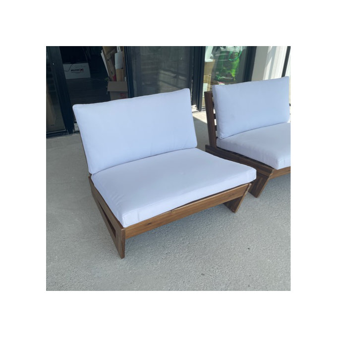 Sedia da Regista in Legno Massello di Acacia Blu