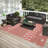 Chenille Washable Geometric Indoor / Outdoor Rug-794514227